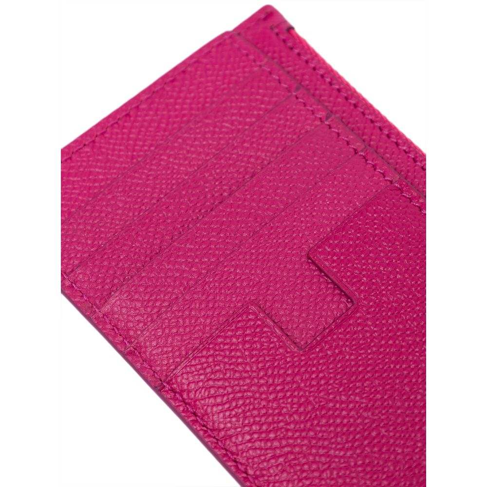 Fuchsia Lederbrieftasche