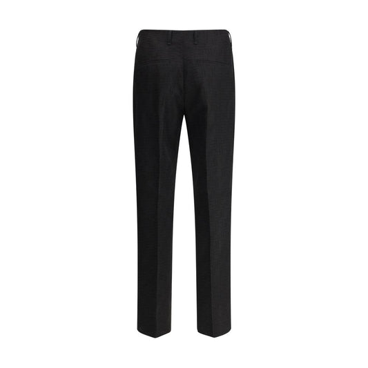 FF pattern linen Pants