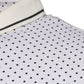 Dolce & Gabbana White Polka Dot Cotton Collared Polo T-shirt