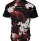 Mehrfarbiges T-Shirt mit Rundhalsausschnitt und Camouflage-Muster