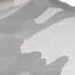 T-shirt girocollo in cotone mimetico bianco grigio