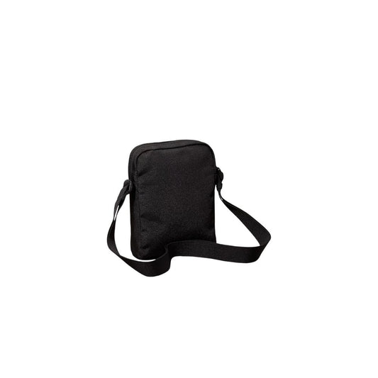 Black Recycled Polyester Messenger Bag