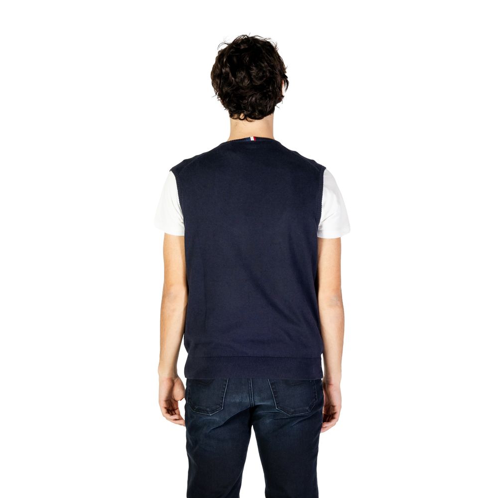 Blue Cotton Vest