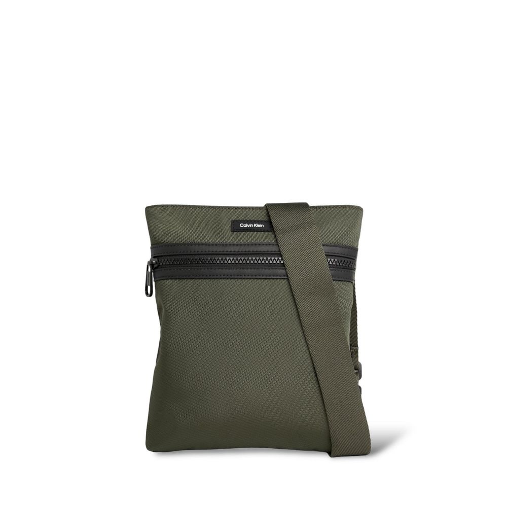 Green Recycled Polyester Messenger Bag