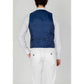 Blue Polyester Vest