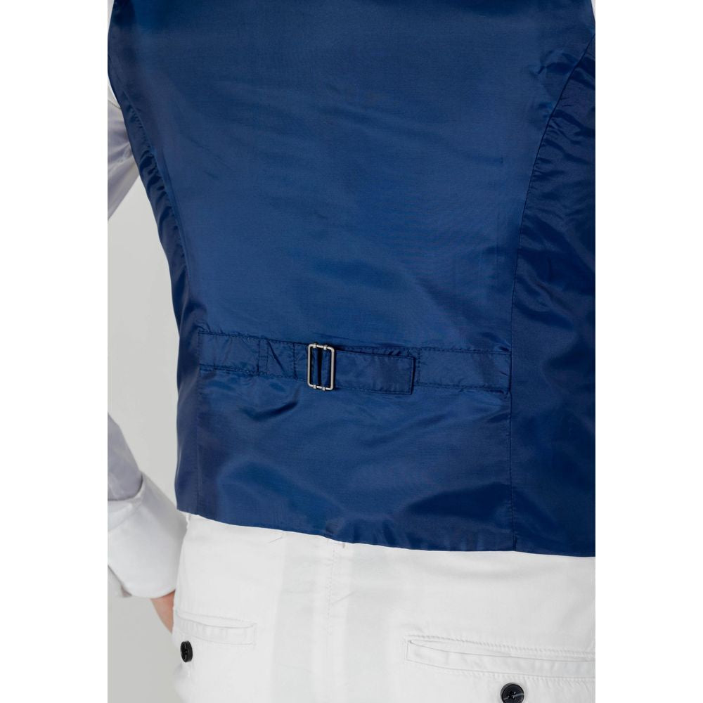 Blue Polyester Vest