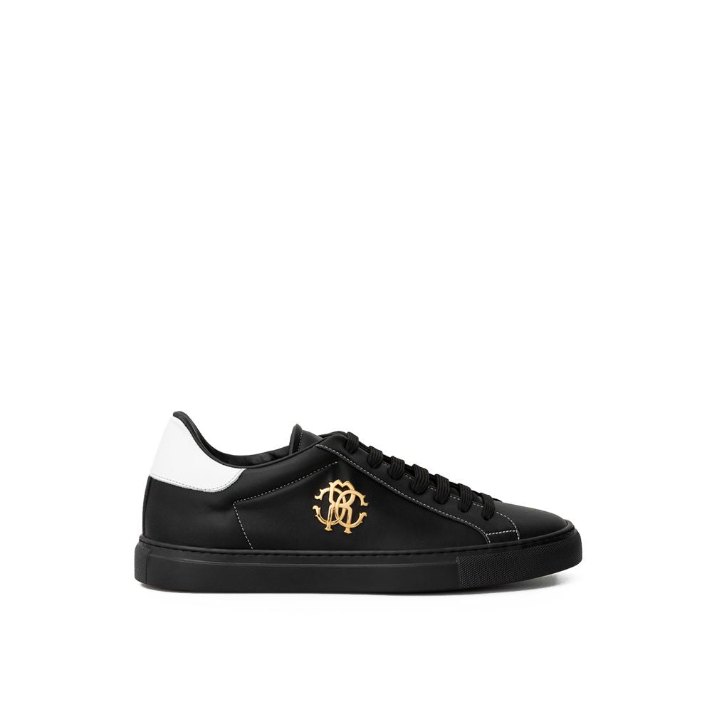 Sneaker in pelle nera