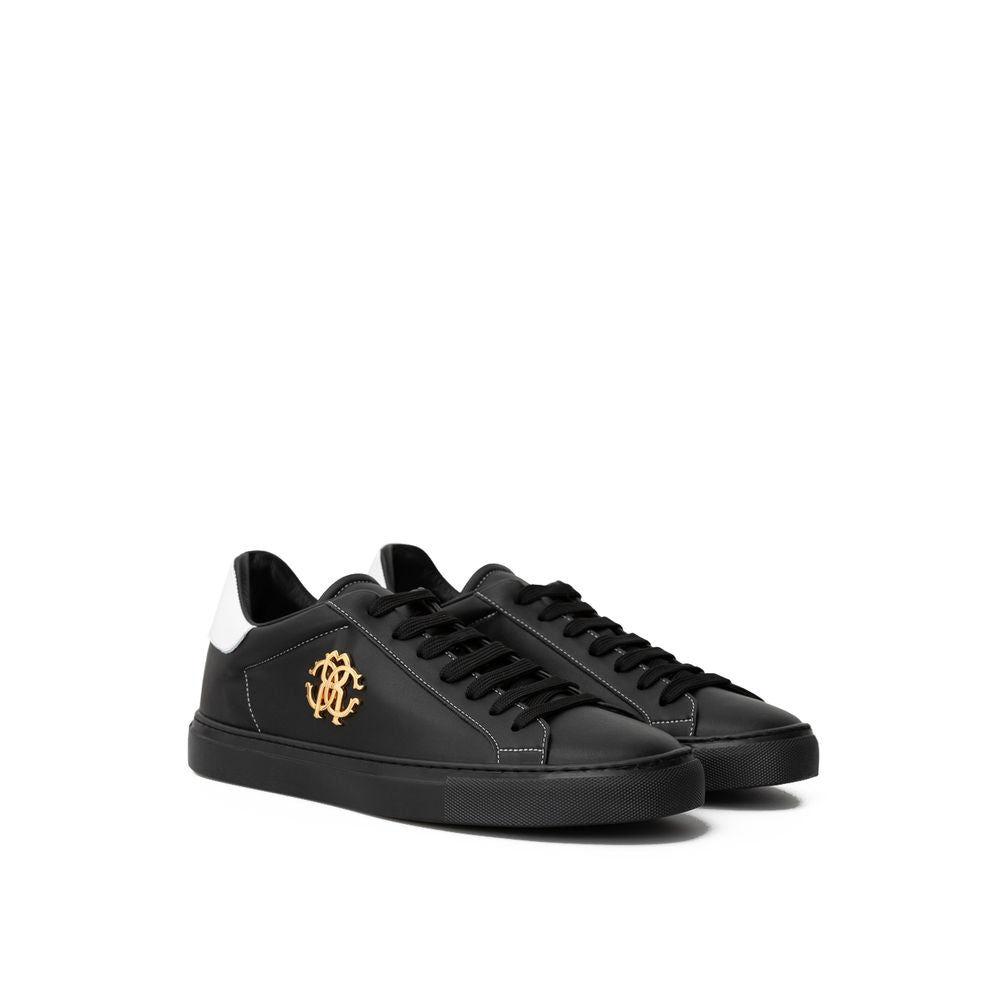 Sneaker in pelle nera