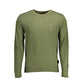 Green Cotton Men Sweater