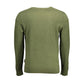 Green Cotton Men Sweater