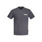 T-shirt da uomo in cotone nero