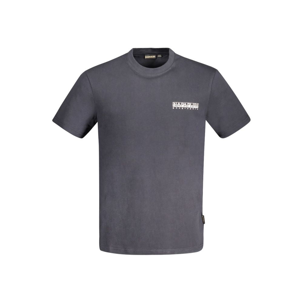 T-shirt da uomo in cotone nero