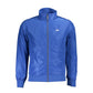 Blue Polyester Men Jacket