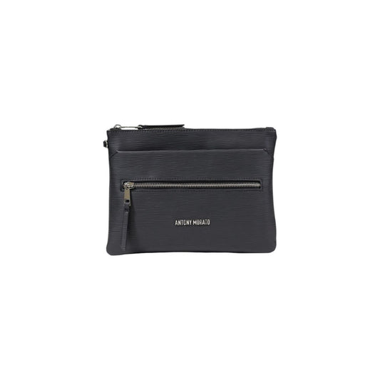 Black Polyethylene Messenger Bag