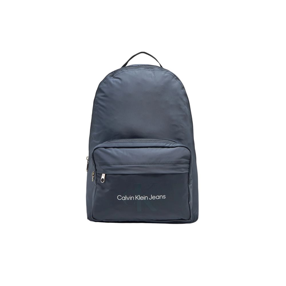 Blue Recycled Polyester Backpack