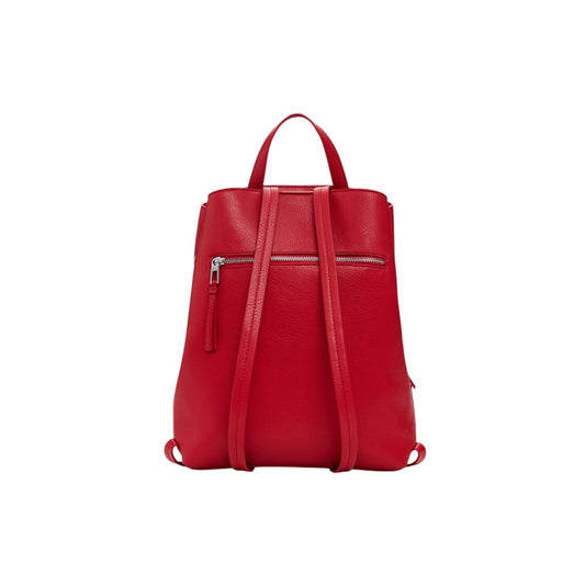 Red Polyethylene Backpack