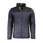 Blue Polyester Men Jacket