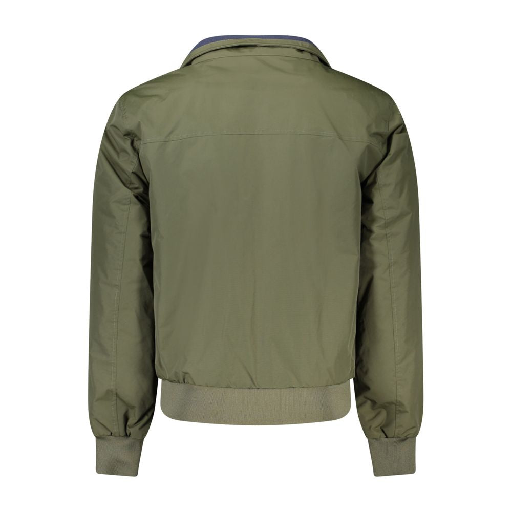 Green Polyamide Men Jacket