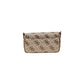 Beige Polyester Handtasche