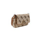 Beige Polyester Handtasche