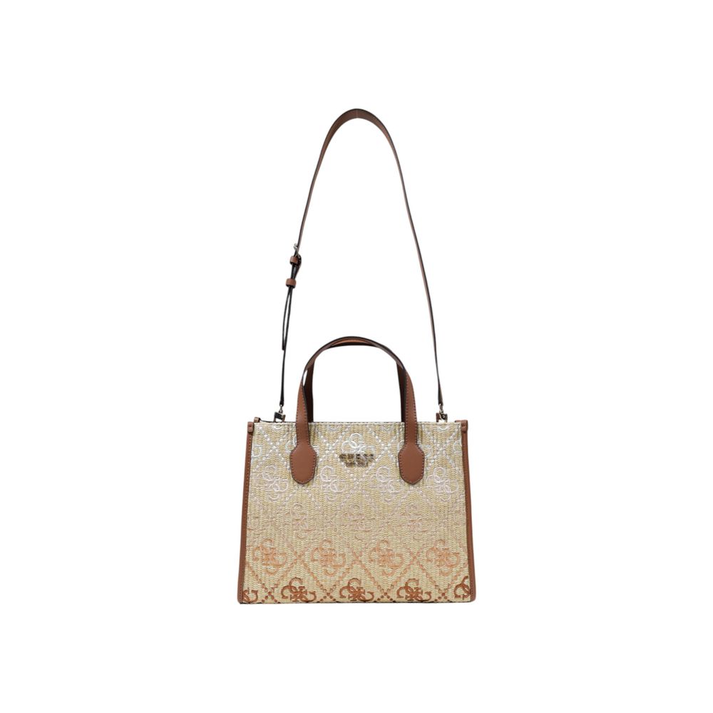 Beige Handtasche aus Polypropylen