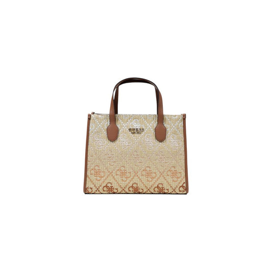 Beige Handtasche aus Polypropylen