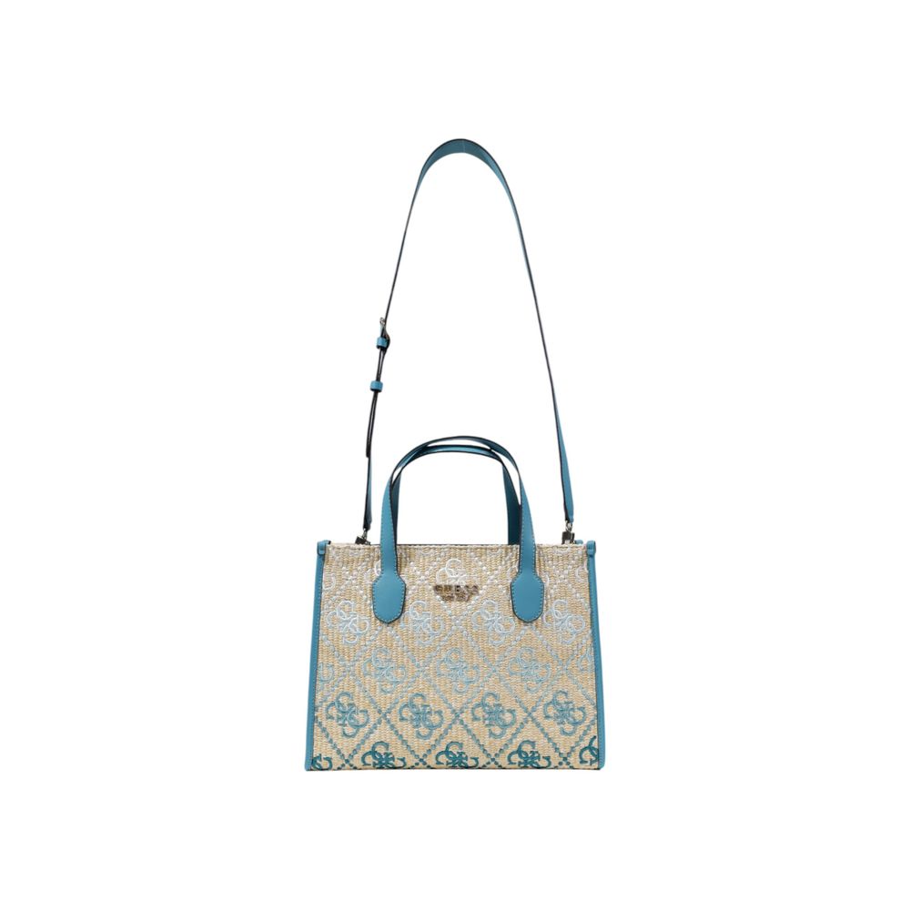 Turquoise Polypropylene Handbag