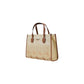 Beige Handtasche aus Polypropylen