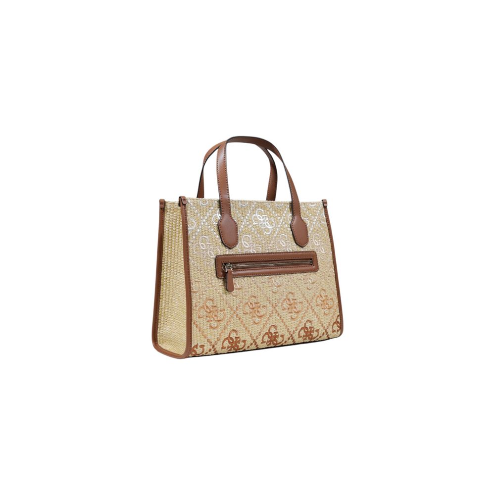 Beige Handtasche aus Polypropylen