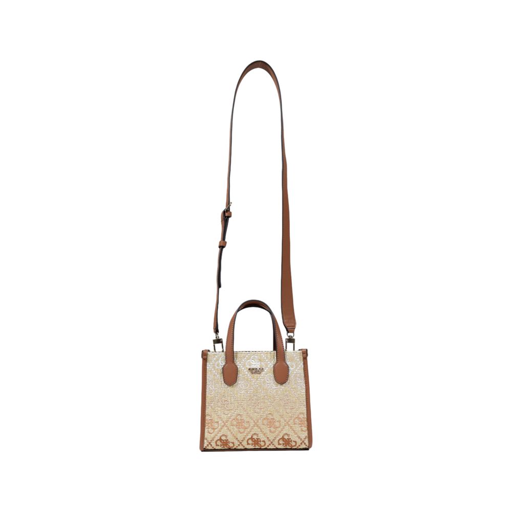 Beige Handtasche aus Polypropylen