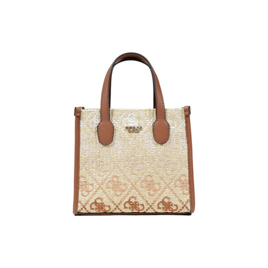 Beige Handtasche aus Polypropylen