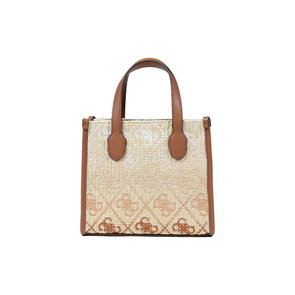 Beige Handtasche aus Polypropylen