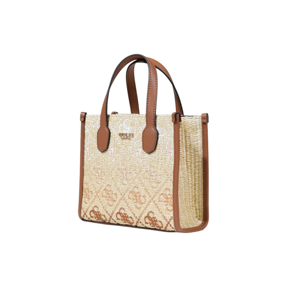 Beige Handtasche aus Polypropylen