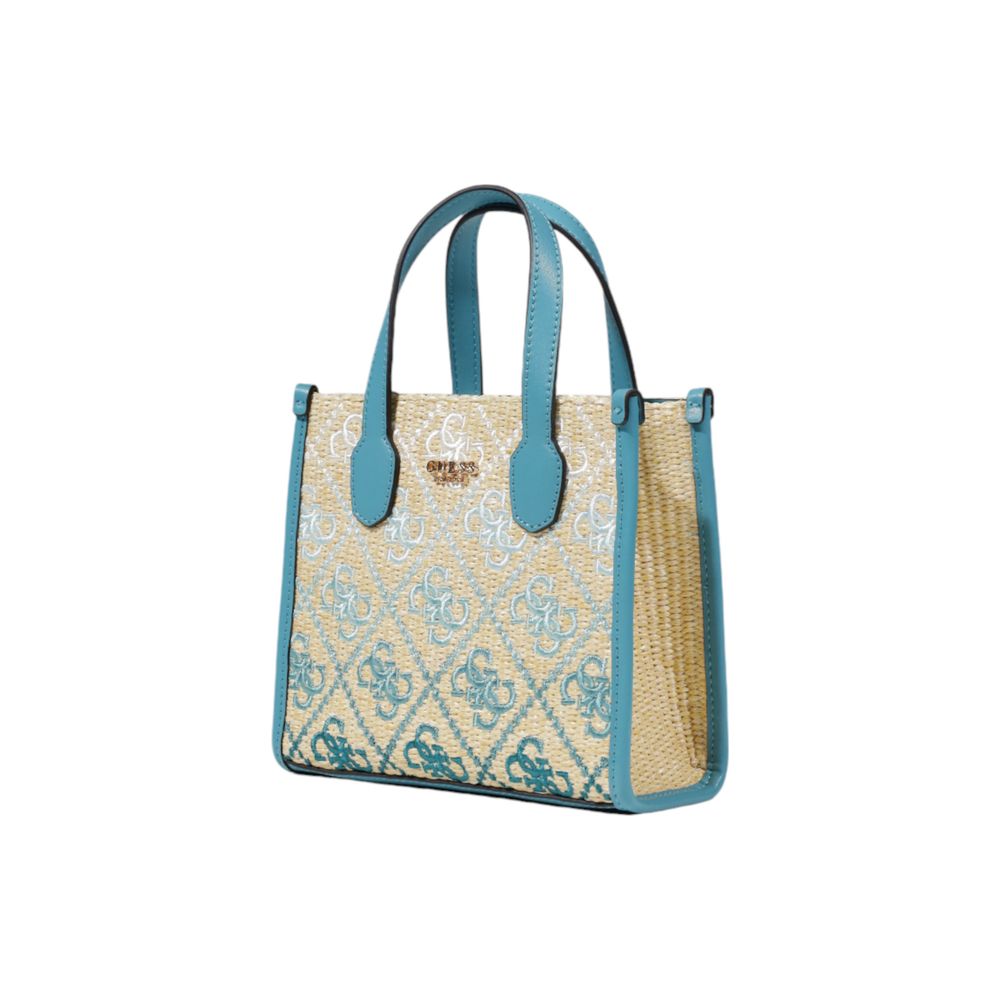 Turquoise Polypropylene Handbag