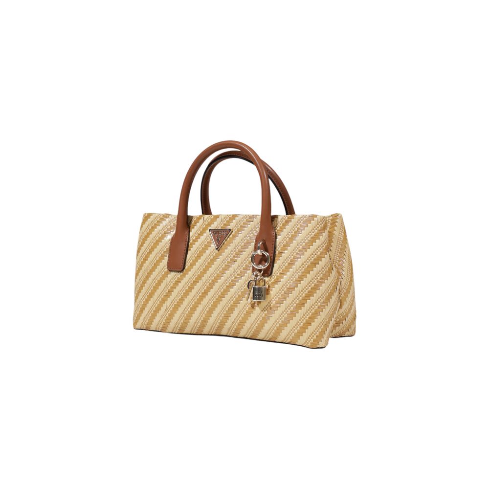 Beige Handtasche aus Polypropylen