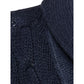 Blauer Kaschmir-Cardigan