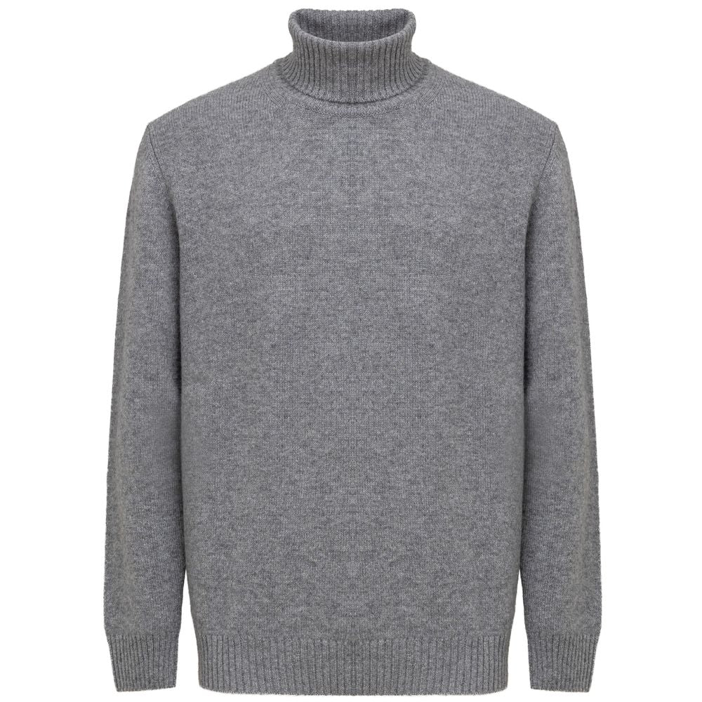 Maglione in cashmere grigio