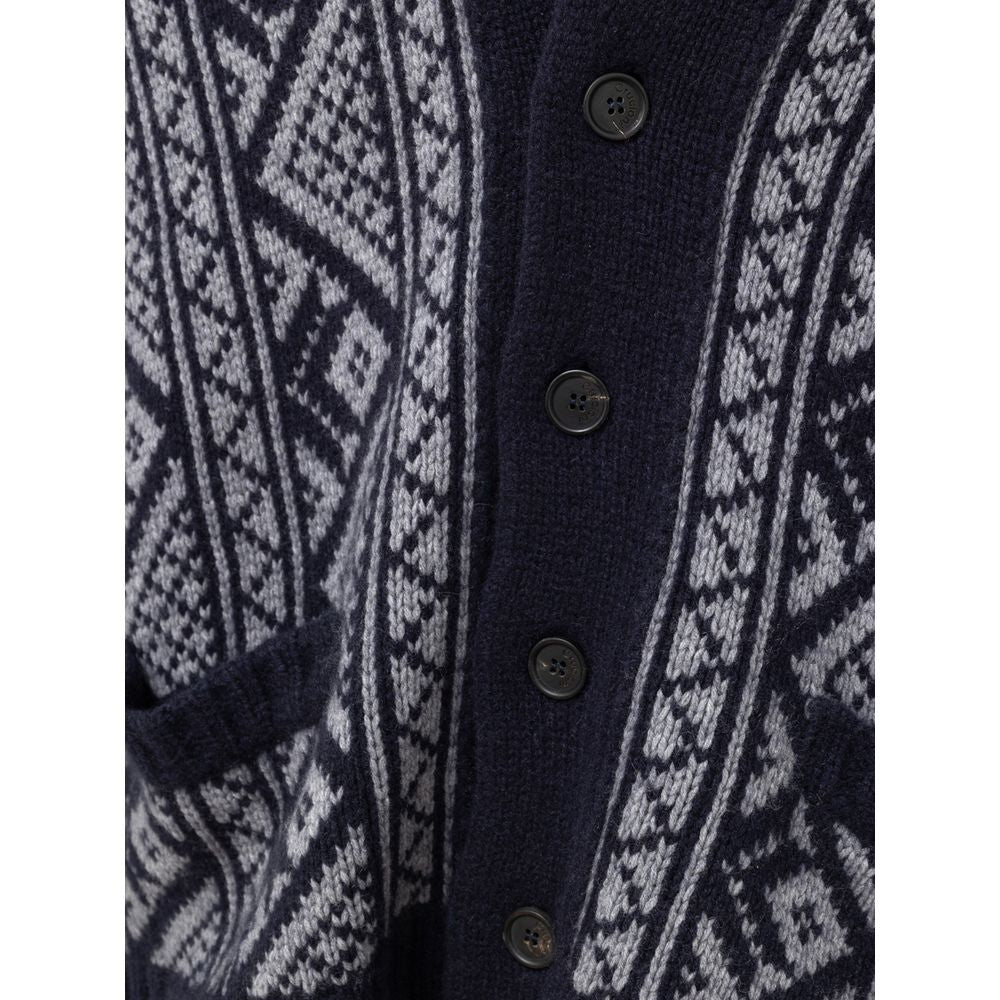 Bicolor Cashemere Cardigan