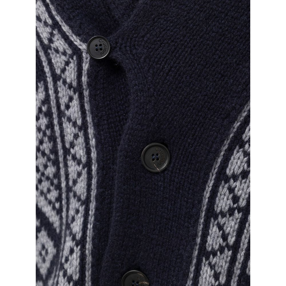 Bicolor Cashemere Cardigan