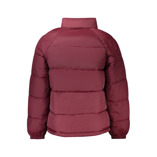 Rote Polyamid Herrenjacke