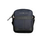 Blue Polyester Men Shoulder Bag