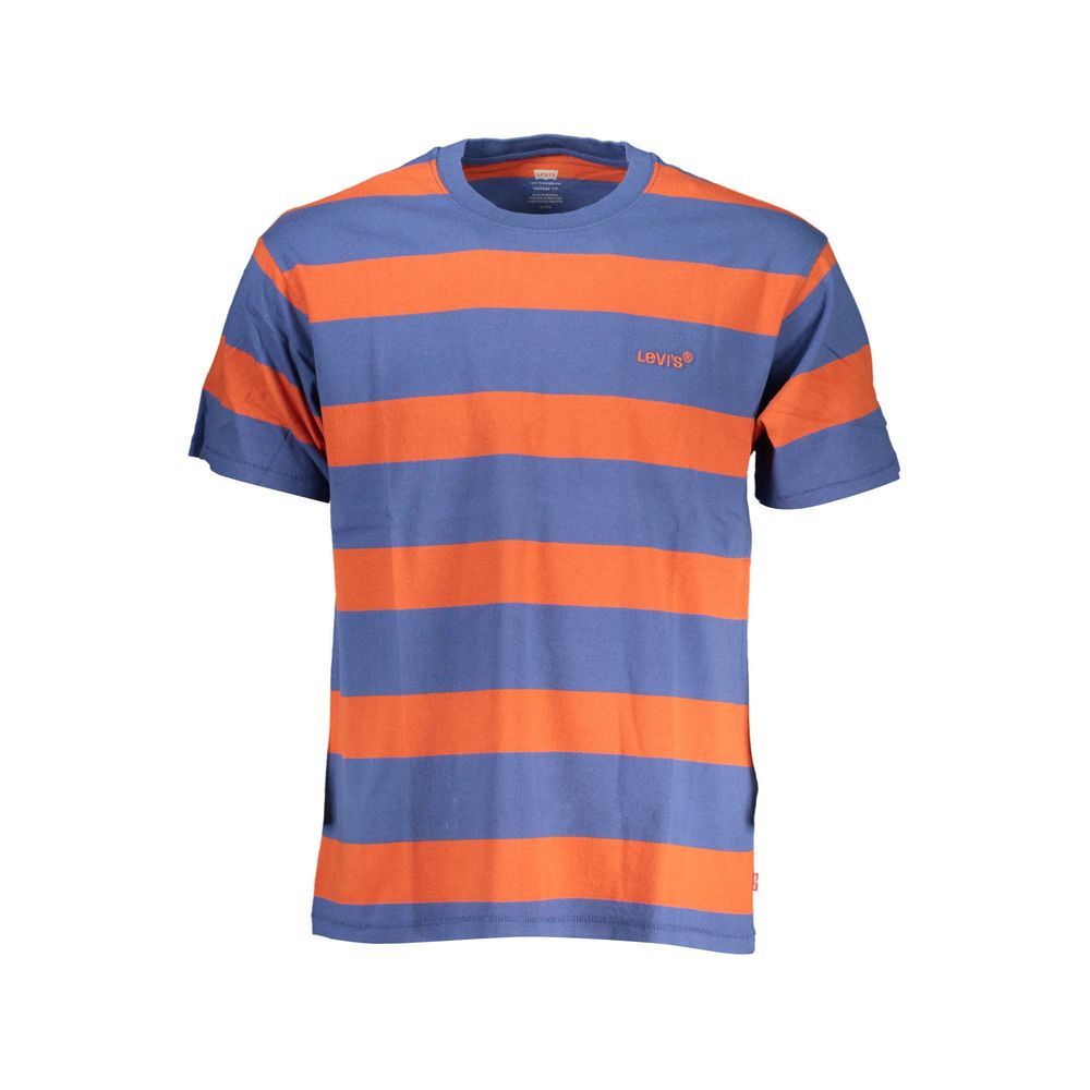 T-shirt da uomo in cotone blu