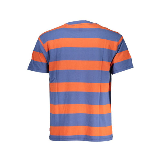 T-shirt da uomo in cotone blu