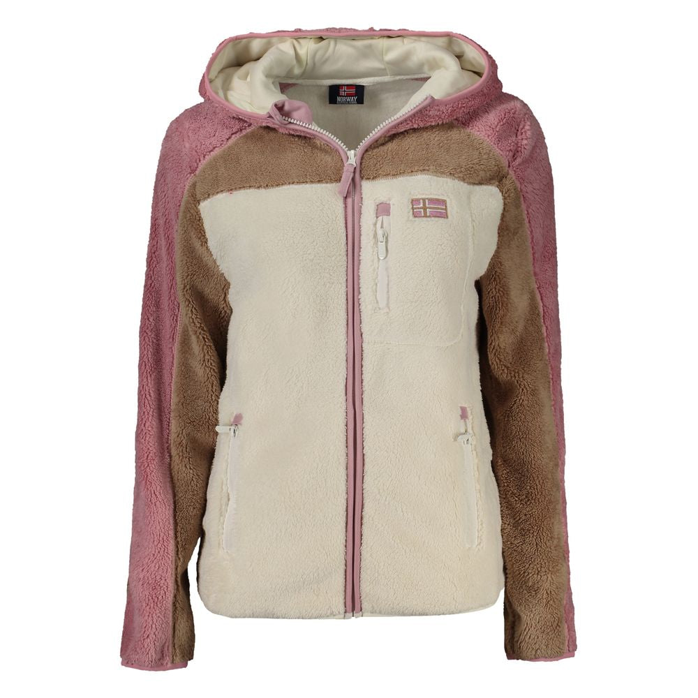 White Polyester Women Jacket