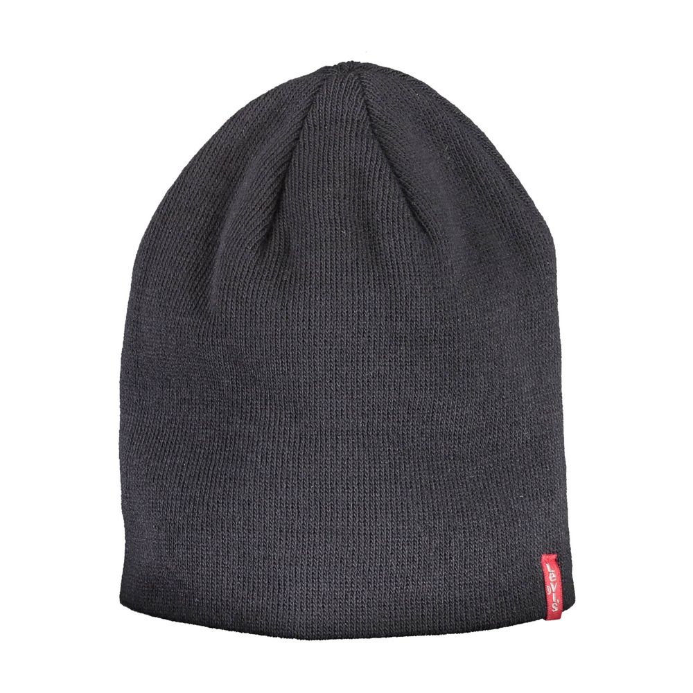 Cappellino da uomo in acrilico blu