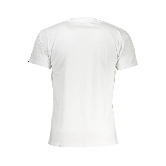 White Cotton Men T-Shirt