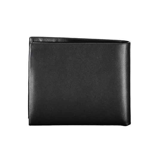 Black Polyester Men Wallet