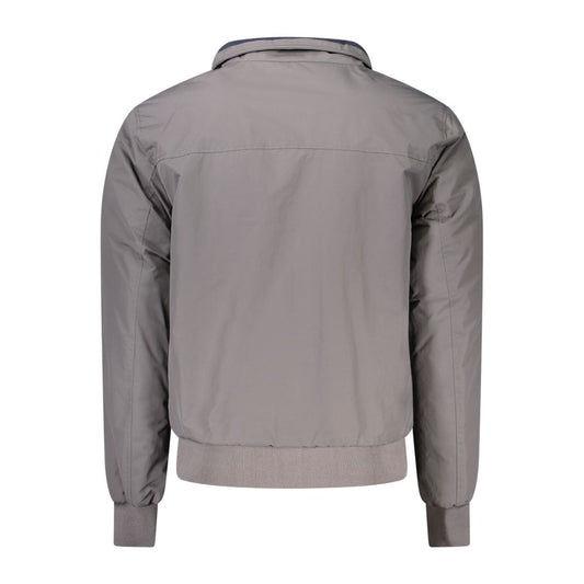 Gray Polyamide Men Jacket