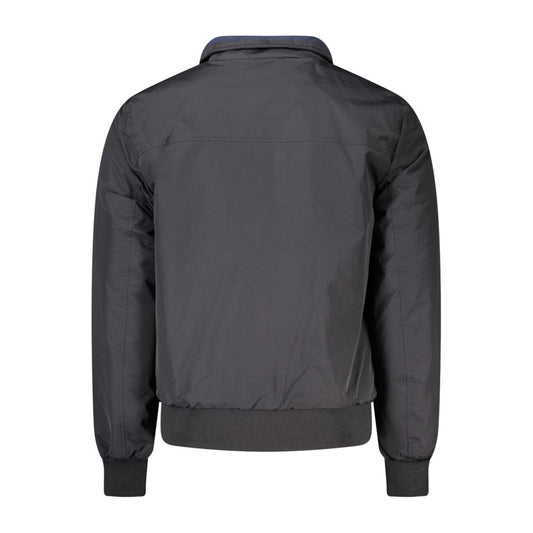 Black Polyamide Men Jacket