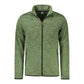 Green Polyester Men Jacket